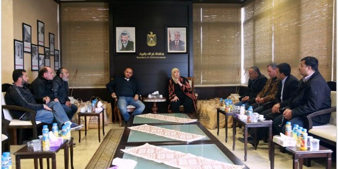 غنام تبحث وبنك فلسطين تعزيز المسؤولية المجتمعية خدمة للمواطن