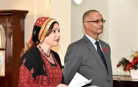 ليندا صبح سفيرة لفلسطين في غويانا