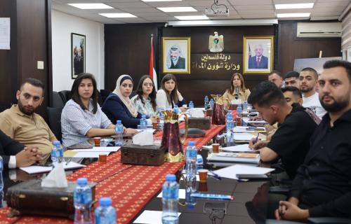 وزيرة شؤون المرأة تترأس اجتماع المجلس الاستشاري الشبابي لقضايا النوع الاجتماعي