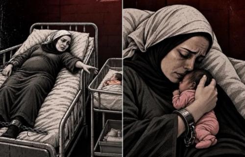 الأسيرة دانا جودة تروي تفاصيل ولادتها في الأسر: "ألبست ممرضة فلسطينية رضيعتي فستاناً زهرياً"