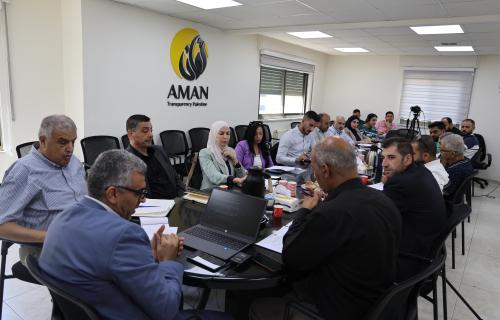 أمان يدعو إلى منصة حوار وطنية لتعزيز حوكمة قطاع الطاقة المتجددة وتشجيع الاستثمار خلال جلسة لمناقشة تقرير حول حوكمة الطاقة المتجددة ونظام صافي الفوترة في فلسطين
