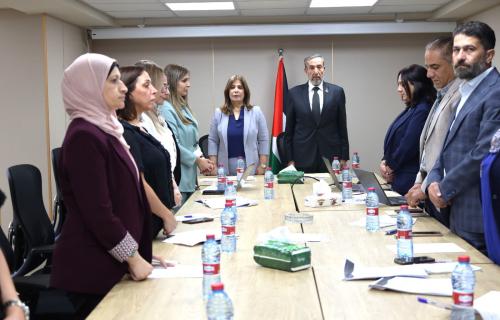 الزعيم والخليلي يستعرضان تقرير بيانات وإحصائيات النوع الاجتماعي في وزارة العدل لعام 2025