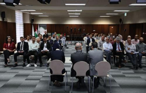 بالتزامن في الضفة وغزة.. لجنة الانتخابات تنفذ ورشة حول إجراءات الترشح للانتخابات التشريعية