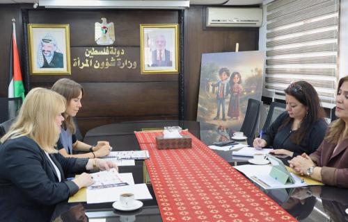 وزيرة شؤون المرأة تستقبل ممثلة فنلندا لدى دولة فلسطين وتبحثان تعزيز التعاون المشترك