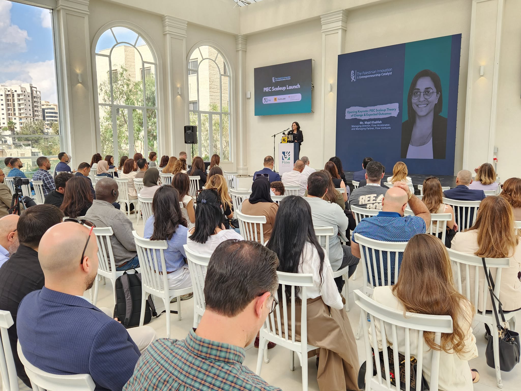 مسرعة الأعمال "فلو".. تطلق برنامج "PIEC Scaleup" لدعم الشركات الفلسطينية الناشئة من الفكرة إلى الاستثمار والتوسع الإقليمي