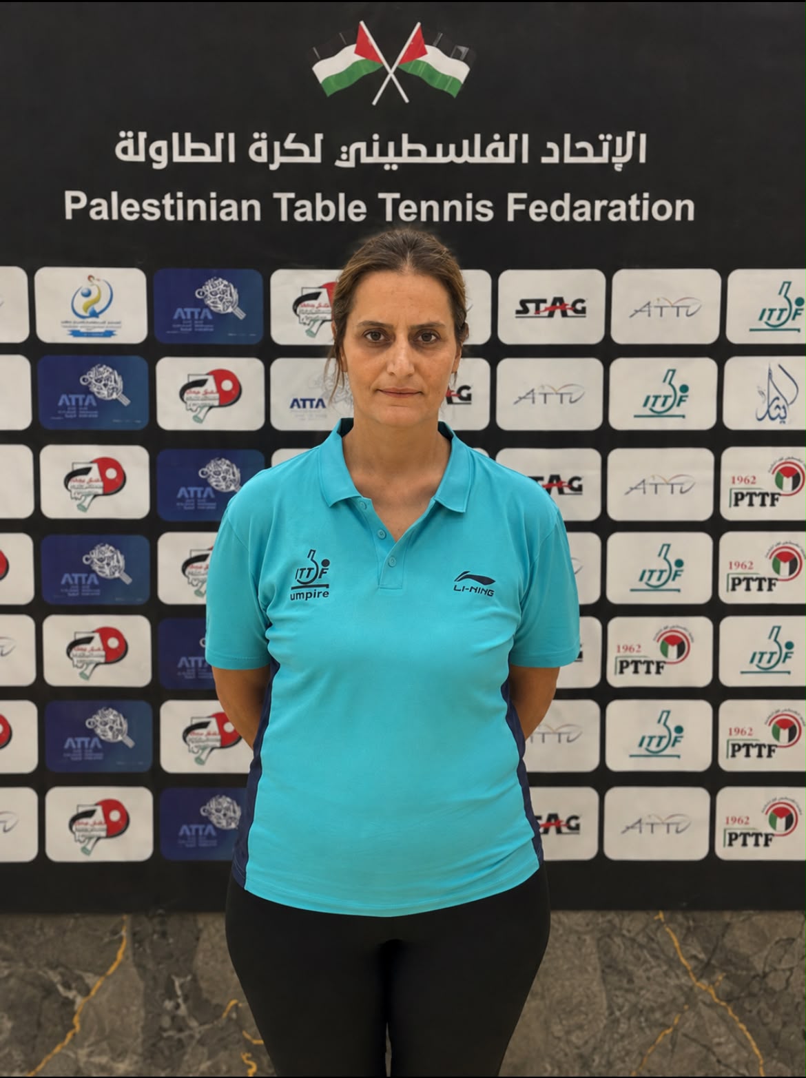 أماني دروزة تمثل فلسطين في تحكيم كرة الطاولة بدورة الألعاب الآسيوية