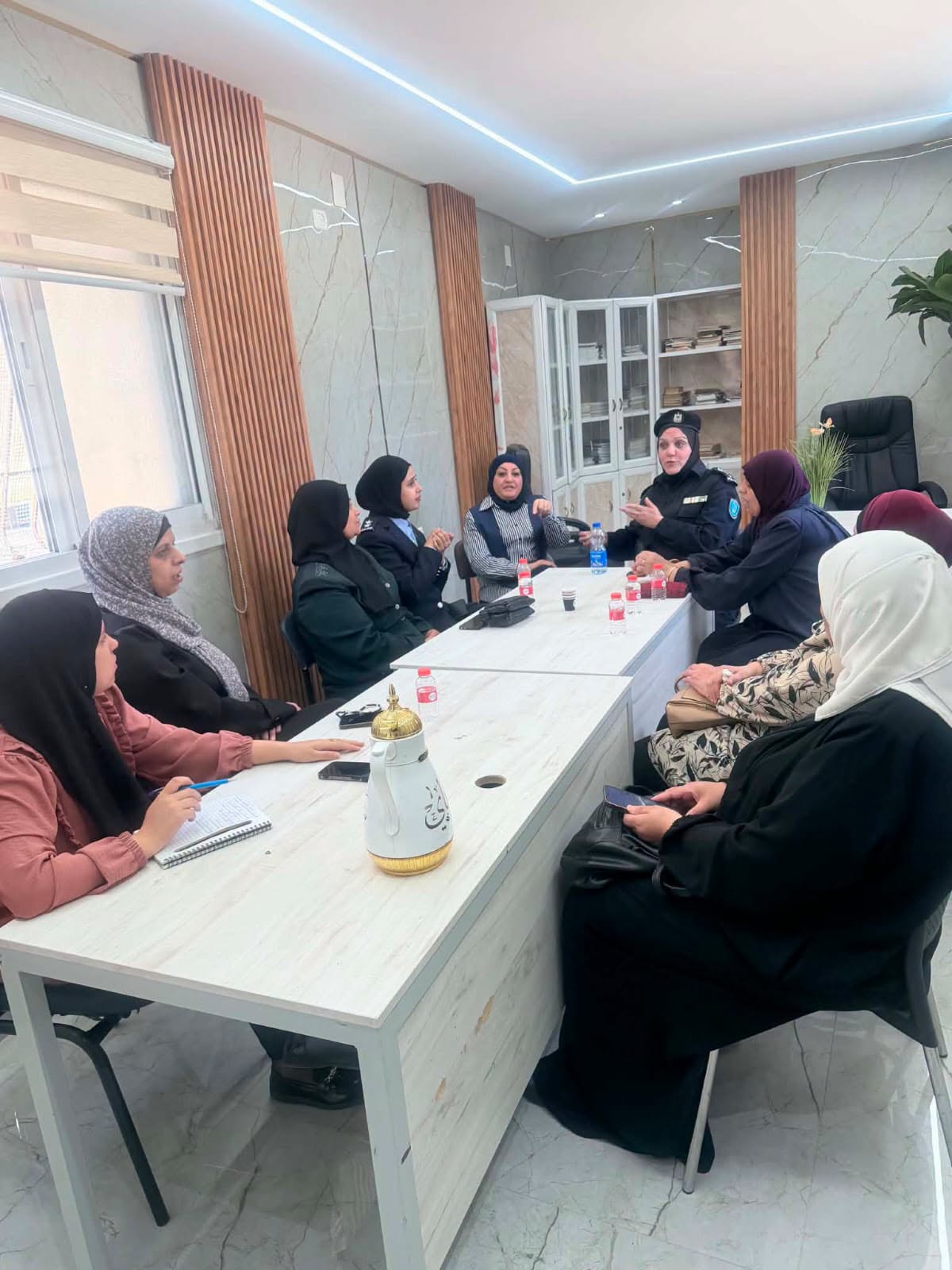 الشرطة المجتمعية تشكل مجلسًا مجتمعيا نسويا في نابلس