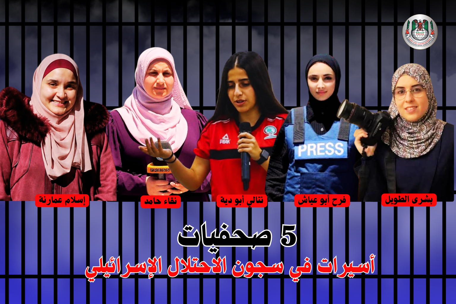 النقابة تحذر من استمرار استهداف الاحتلال للصحفيين الفلسطينيين واعتقالهم