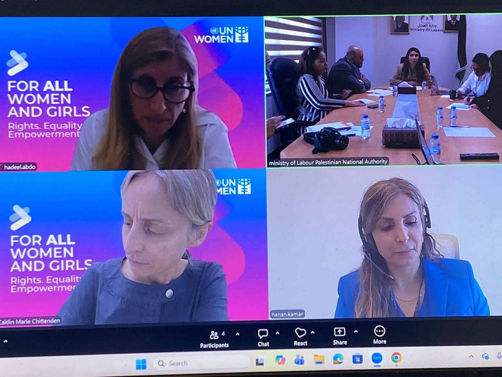 وزارة العمل وهيئة الأمم المتحدة للمرأة تعززان الشراكة المتكاملة في التشغيل والتمكين الاقتصادي للنساء