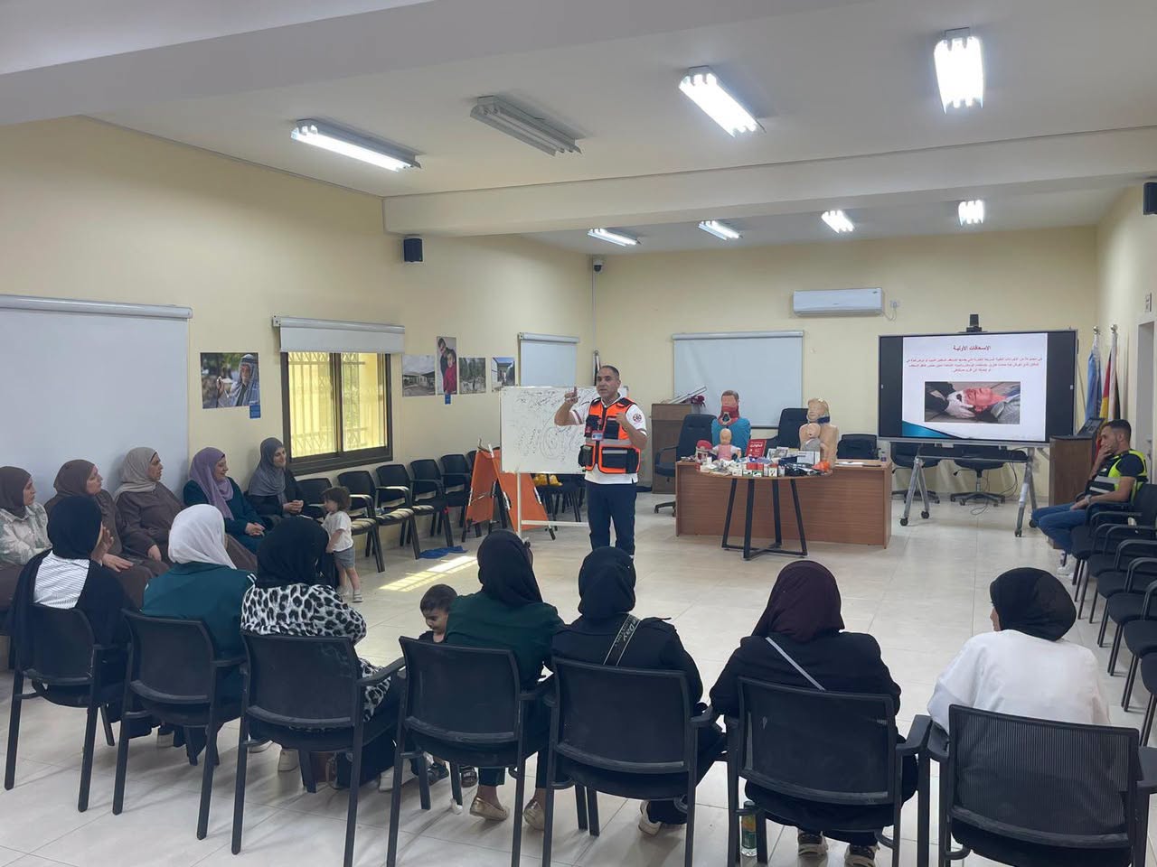 الإغاثة الزراعية تعزز جاهزية النساء للاستجابة للطوارئ في الأغوار الوسطى